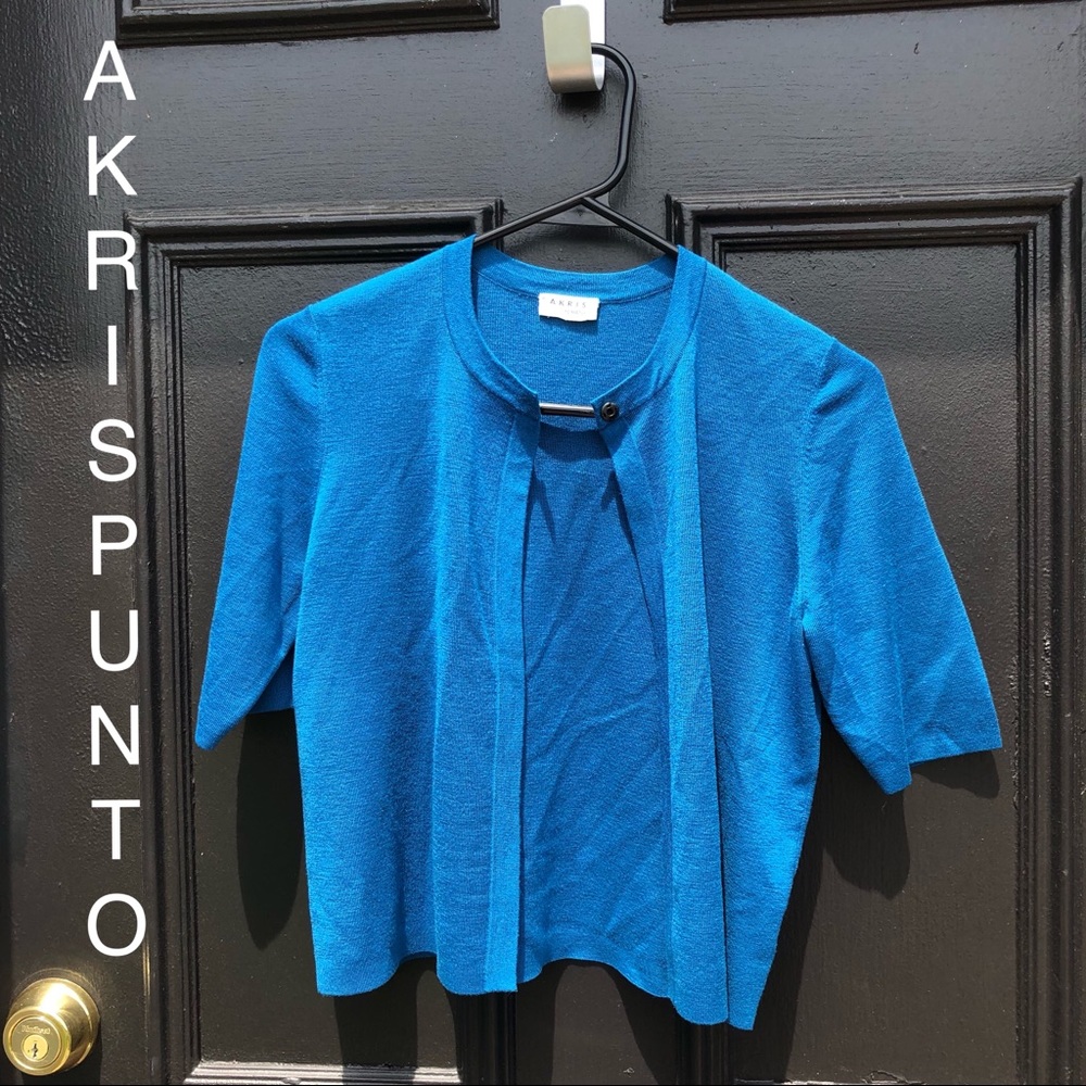 Akris Punto Short-sleeve Cardigan